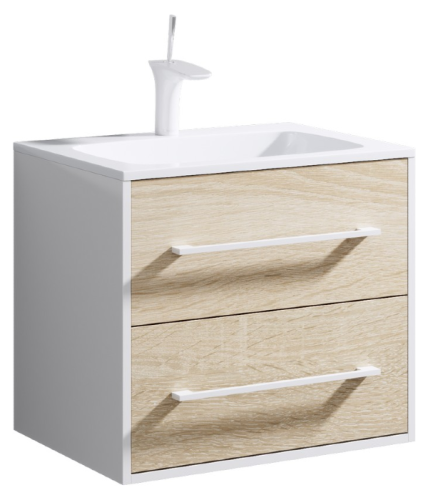 Тумба с умывальником AQWELLA Miami 62 Дуб сонома Mai.01.06